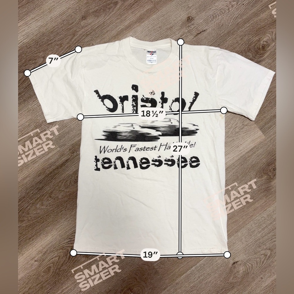 Vintage Bristol Fastest Half Mile Nascar Tee - Picture 4 of 4